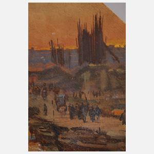 Walter Corsep, "Tientsin, Russenbrücke"