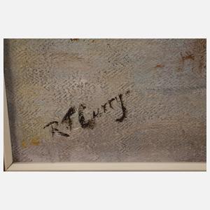 Robert Franz Curry, Verschneites Birkenwäldchen