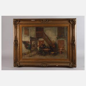 Otto Dinger, Zechende im Interieur