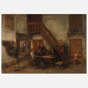 Otto Dinger, Zechende im Interieur