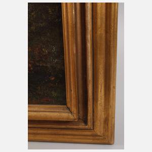 H. Eggert, Fuhrwerk in Waldlandschaft