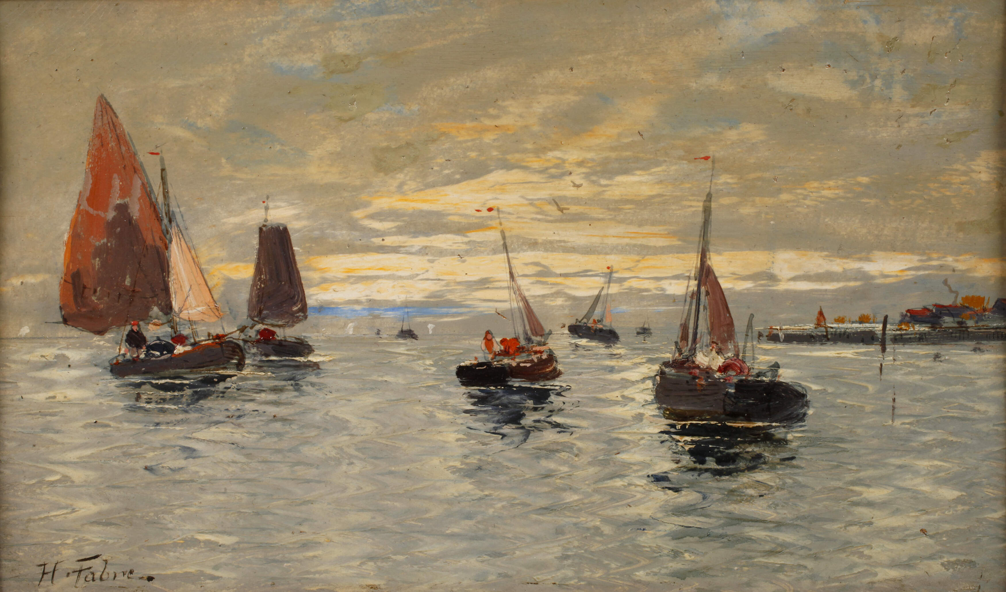 Henri Fabre, Segelboote