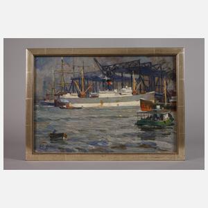 Paul Emil Gabel, Krane im Hamburger Hafen