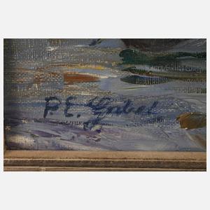 Paul Emil Gabel, Krane im Hamburger Hafen