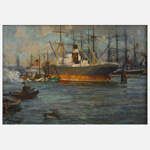 Paul Emil Gabel, Schiffe im Hamburger Hafen