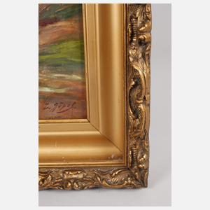 E. Göpel, Herbstlicher Waldweg