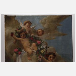 Emil Gurdan, Putti in den Wolken