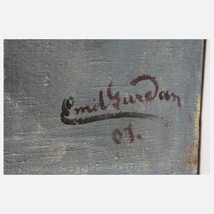 Emil Gurdan, Putti in den Wolken