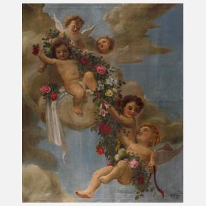 Emil Gurdan, Putti in den Wolken