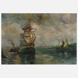 Hänle, Hafen mit Segelbooten