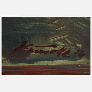 Horst Hausotte, Stillleben mit Blumen und Früchten