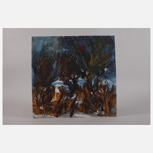 Werner Hekel, Mädchen unter Weiden