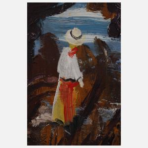 Werner Hekel, Mädchen unter Weiden