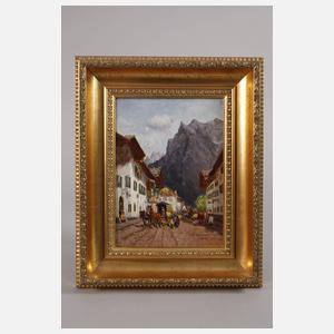 Georg Hemmrich, Postkutsche in Mittenwald