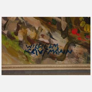 Wilhelm Kaufmann, Alpenlandschaft mit Bach