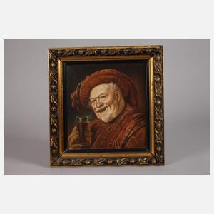 W. Klemm, Kopie nach Grützner "Falstaff"