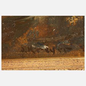 J. Kreyer, Parforcejagdszene