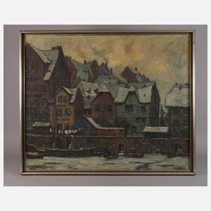 Otto Lang-Wollin, "Alte Stadt am Wasser"