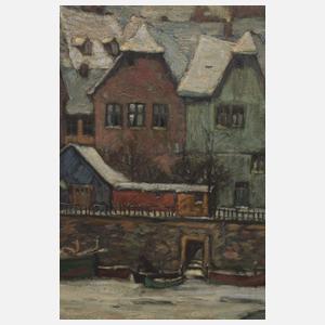 Otto Lang-Wollin, "Alte Stadt am Wasser"