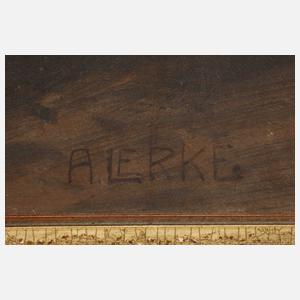 A. Lerke, Zwerg bei der Lektüre