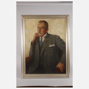 Walter Leutheuser, attr., Portrait Georg Waldvogel