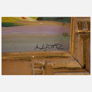 A. Lichtl, Blumenstillleben