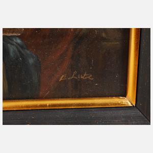 E. Lutz, Mönch im Weinkeller