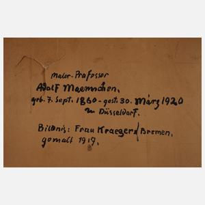 Adolf Maennchen, Bildnis Frau Kraeger