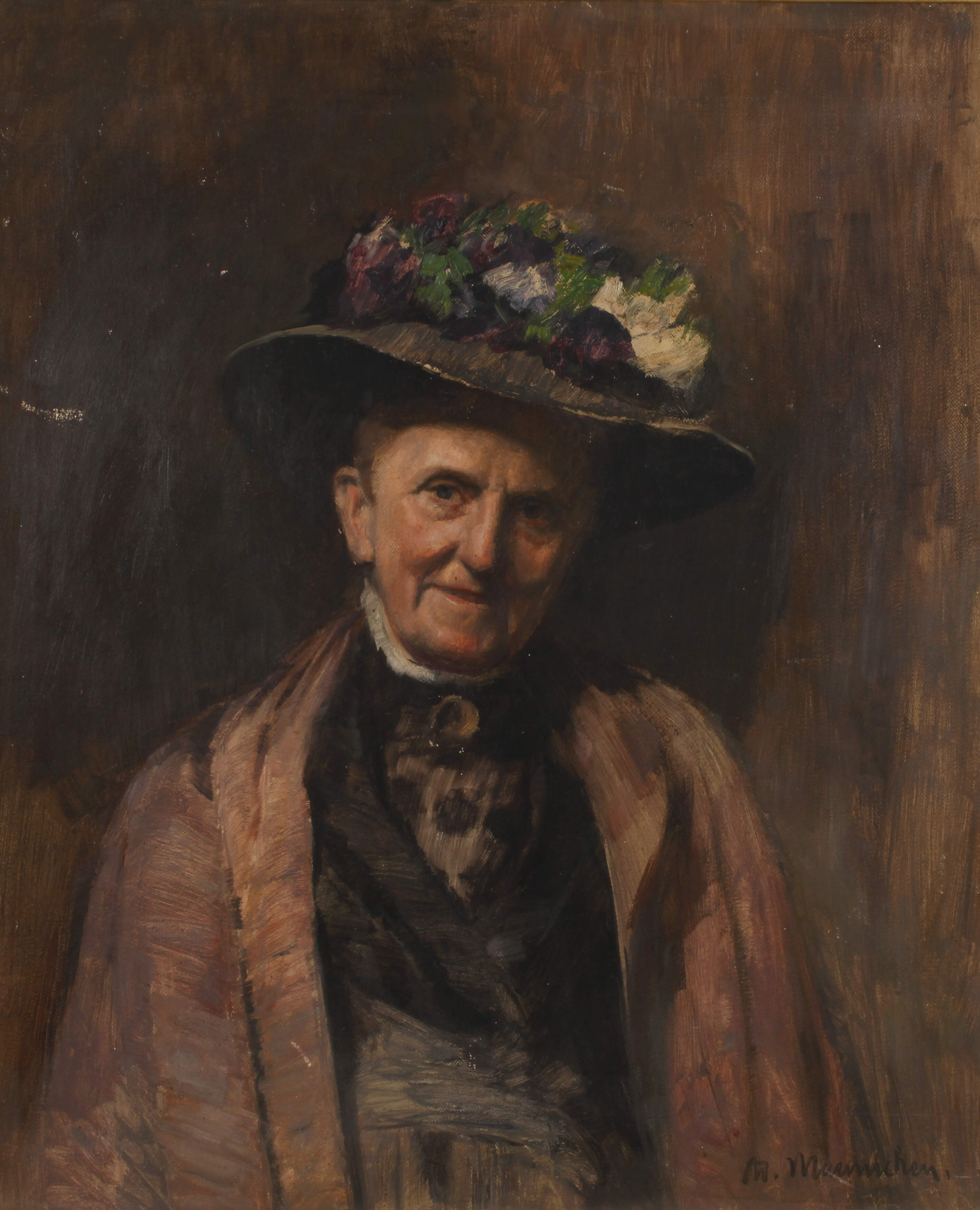 Adolf Maennchen, Bildnis Frau Kraeger