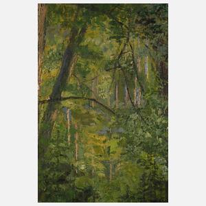 E. Marx, Dame im Park