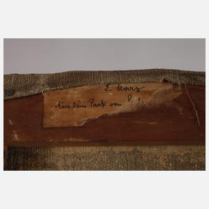 E. Marx, Dame im Park