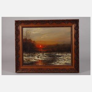 Hamid Mehrnia, attr., Winterabend