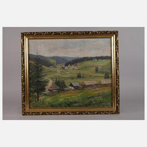 A. Melcher, Dorf im Gebirge