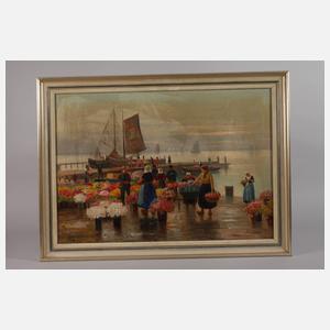 H. Moser, Niederländischer Blumenmarkt