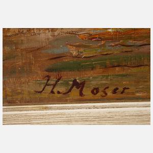 H. Moser, Niederländischer Blumenmarkt