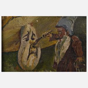 A. Müller, Zwerg und Pilz