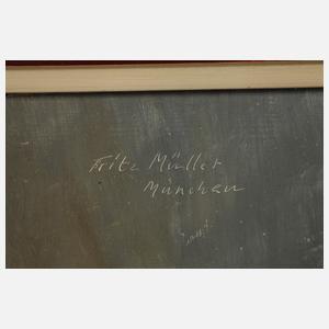 Fritz Müller, Alter Bauer in Tracht