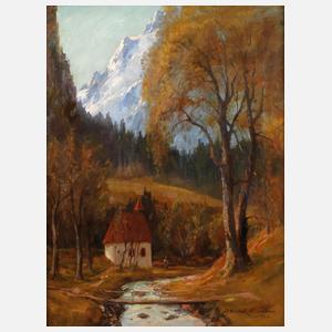 Fritz Müller-Schwaben, Kapelle im Wald