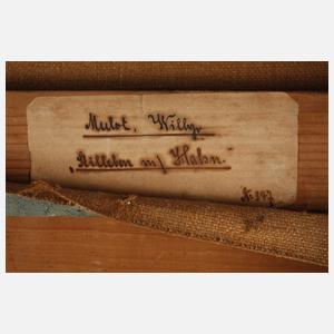 Willy Mulot, "Stillleben mit Hahn"