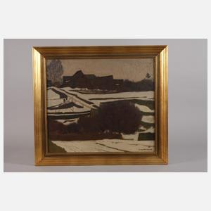 Willy Mulot, Dorf im Schnee