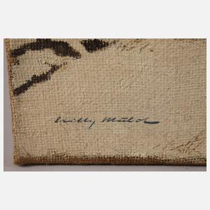 Willy Mulot, Feldweg im Winter