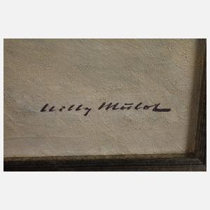 Willy Mulot, Brennholz im Schnee