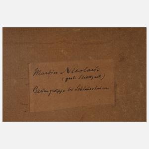 Martin Nicolaus, "Baumgruppe bei Schleißheim"