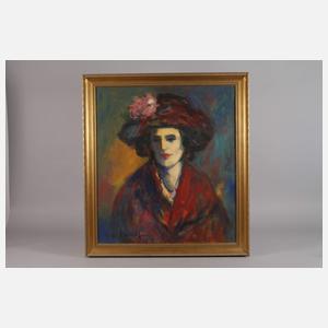 Hans Nowak, "Dame mit nostalgischem Hut"