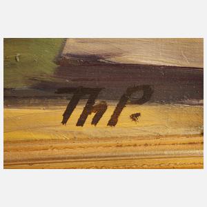 Thorvald Petersen, attr., Stillleben mit Tulpen