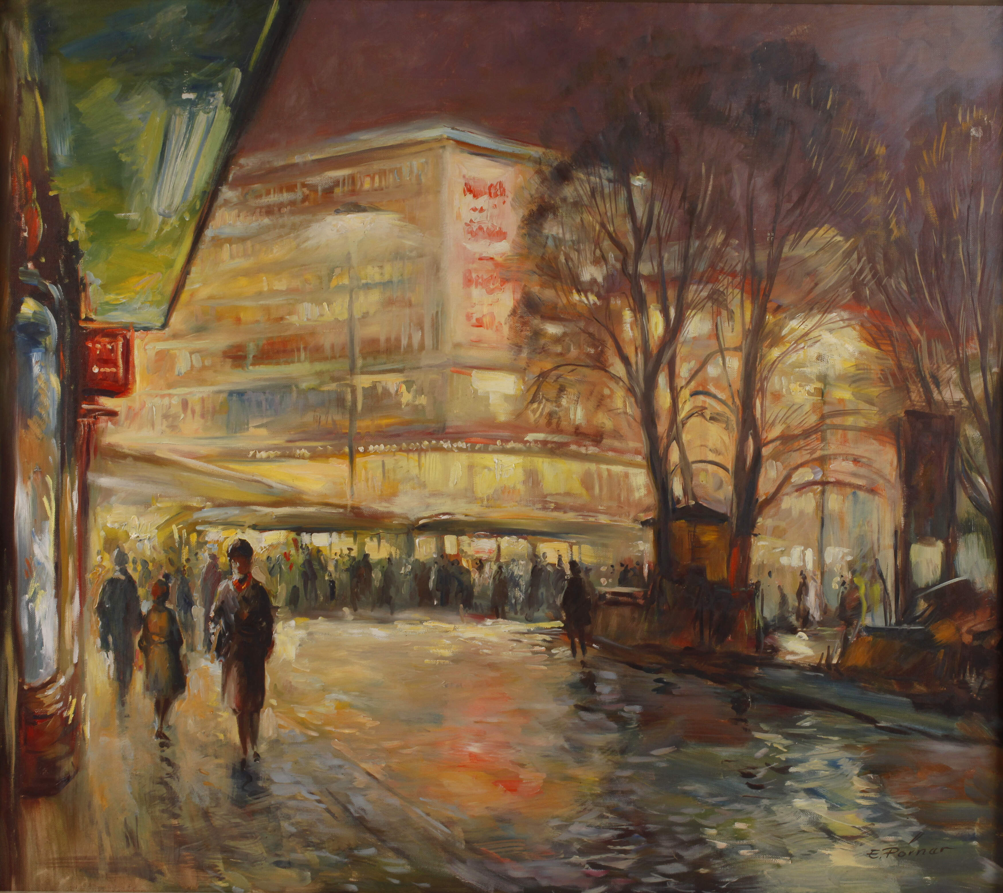 Erich Pörner, Abend in der Großstadt