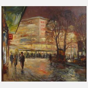 Erich Pörner, Abend in der Großstadt