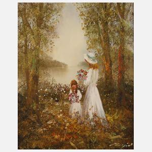 Madjid Rahnavard, Blumenmädchen am See