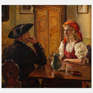 Max Rimboeck, Paar im Gespräch