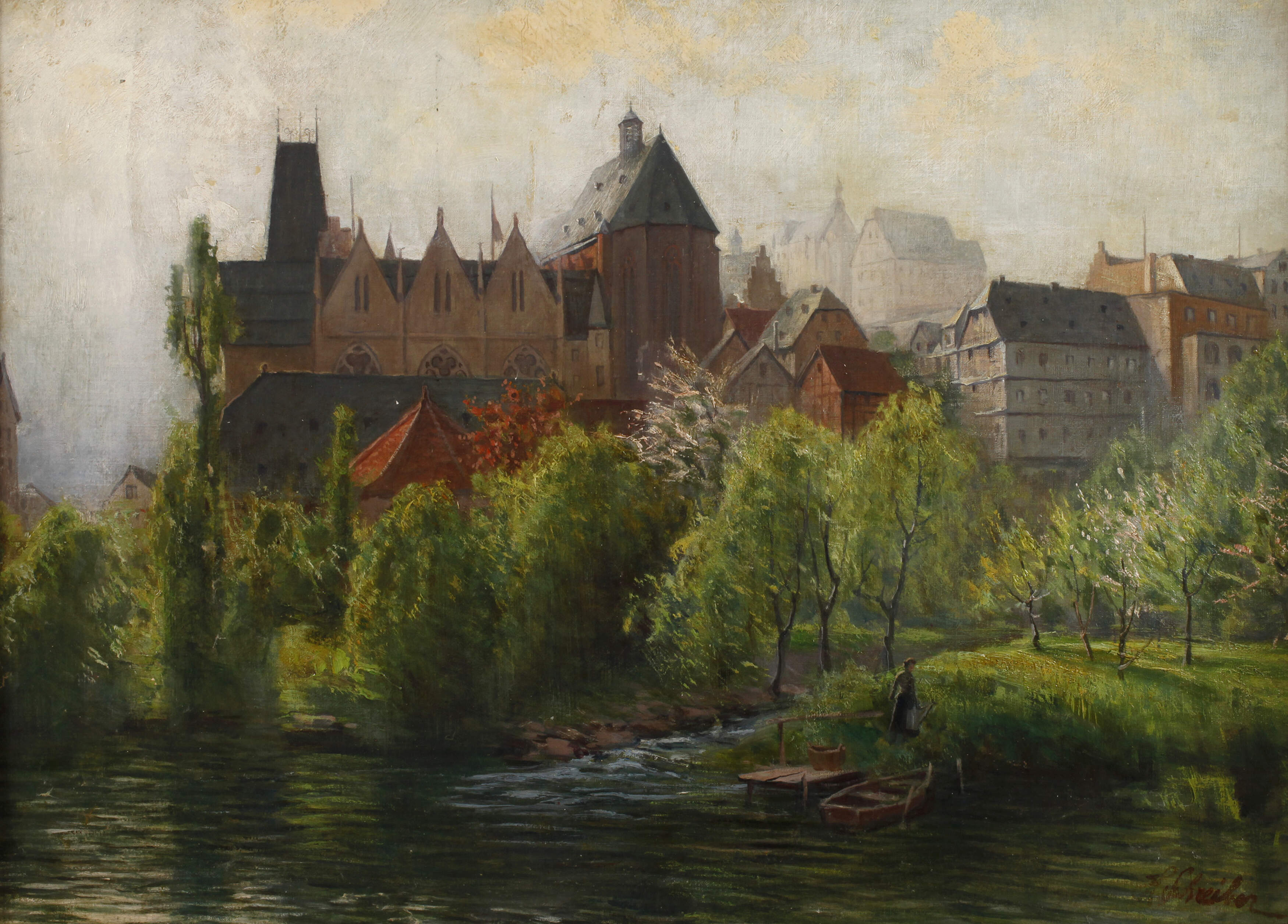 Hermann Schreiber, Ansicht Marburg